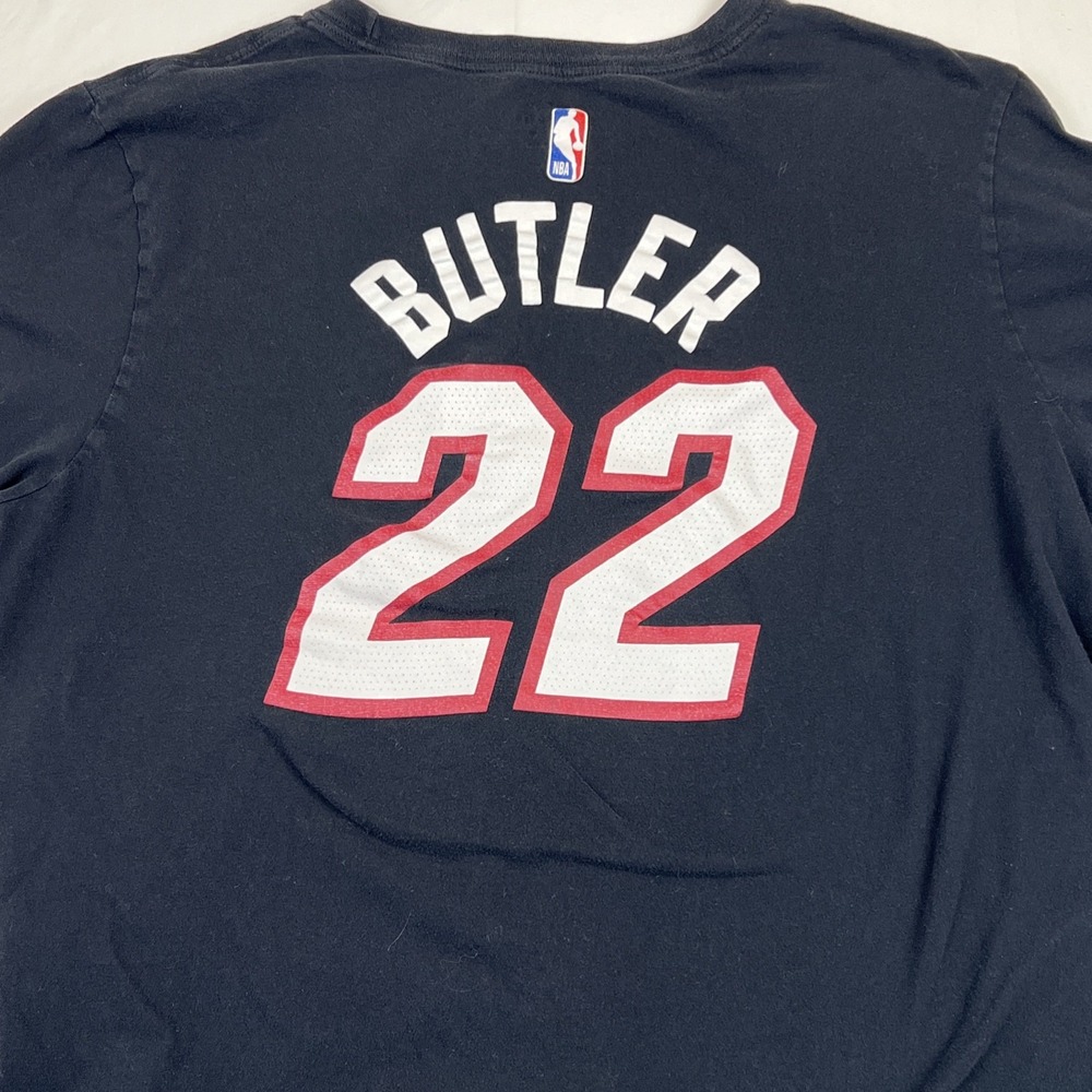 Nike Miami Heat Jimmy Butler 22 NBA T-Shirt Mens XXL Black Short Sleeve Tee - Picture 3 of 7